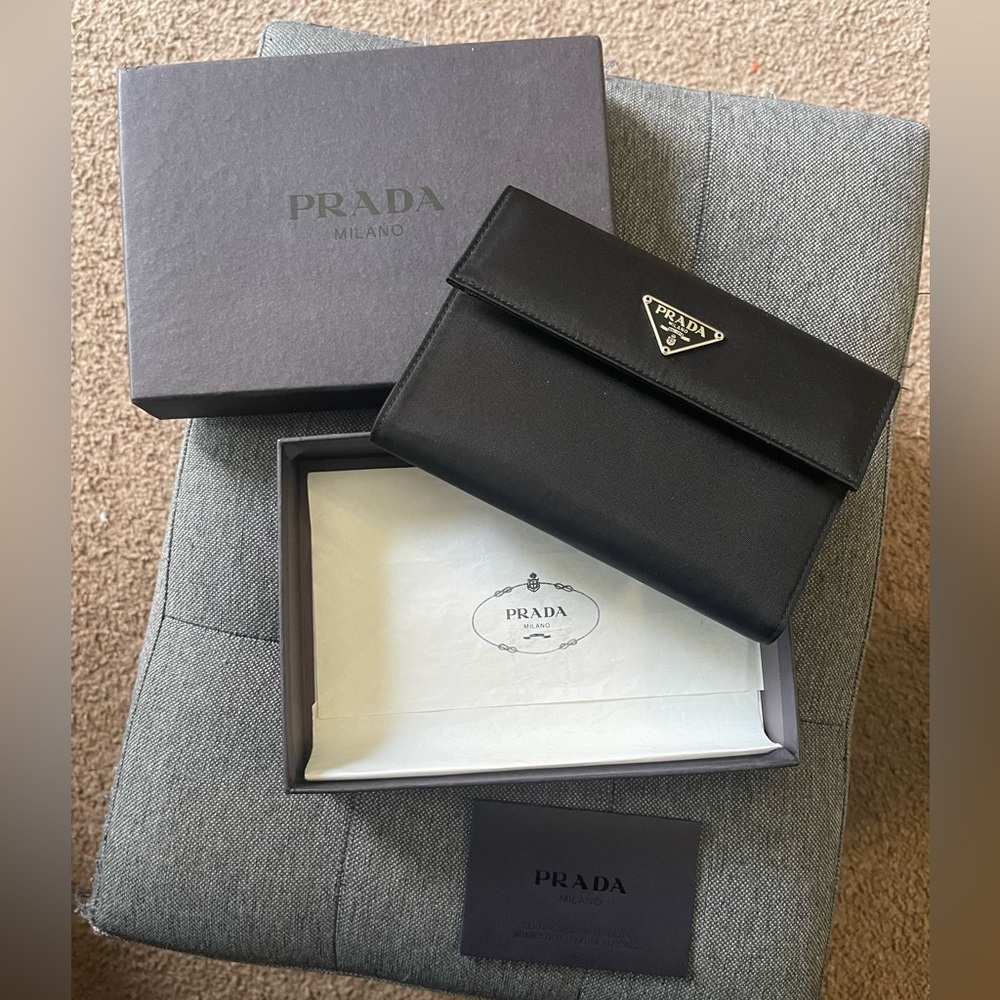 Prada Black Wallet